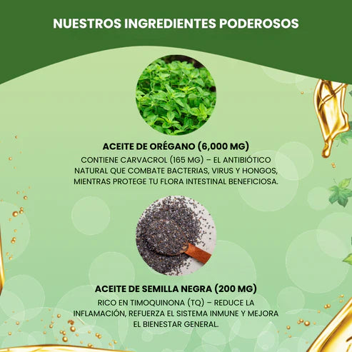 Oregano Oil with Black Seed Oil