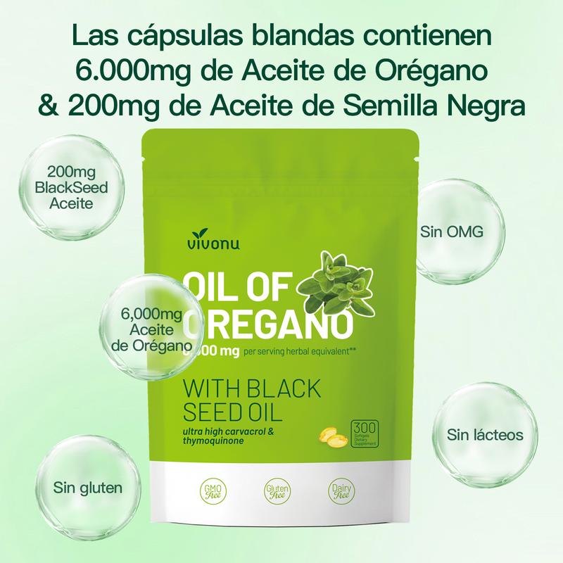 Oregano Oil with Black Seed Oil