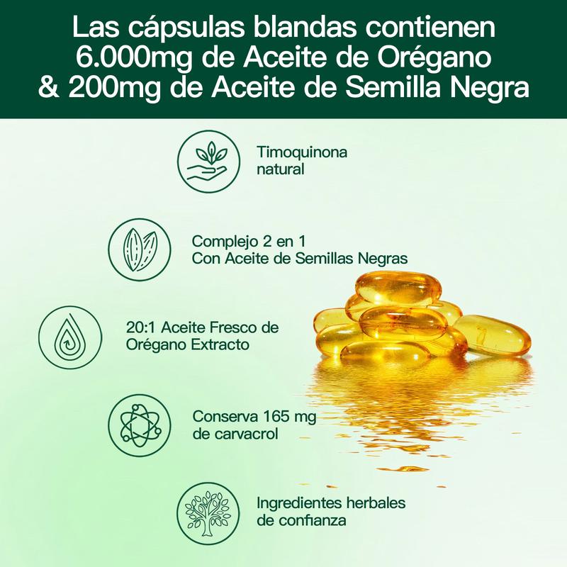 Oregano Oil with Black Seed Oil