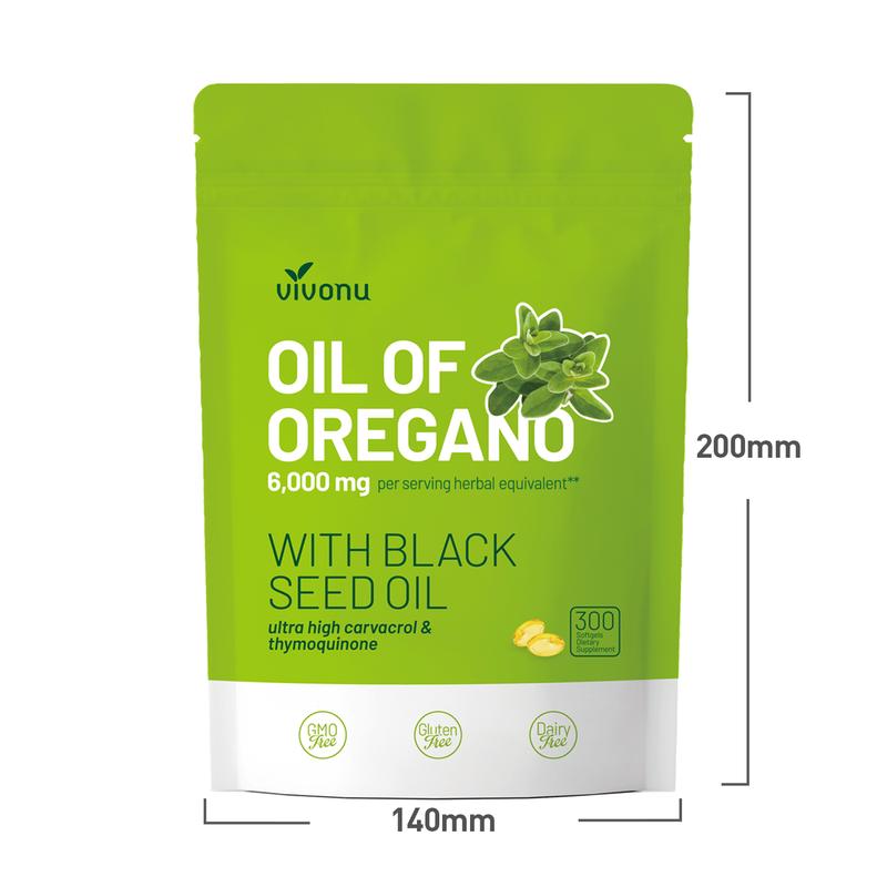 Oregano Oil with Black Seed Oil