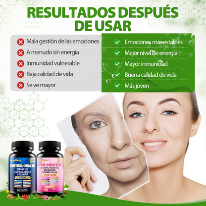 Cortisol-Support &amp; Myo-Inositol Multivitamin Combo | Extra Strength All-in-One Supplement-1 pc 