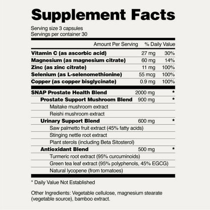 INOVA Supplements Prostate Health + Nitric Oxide Combo